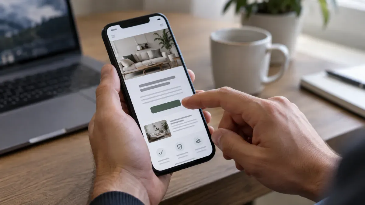 Landing page