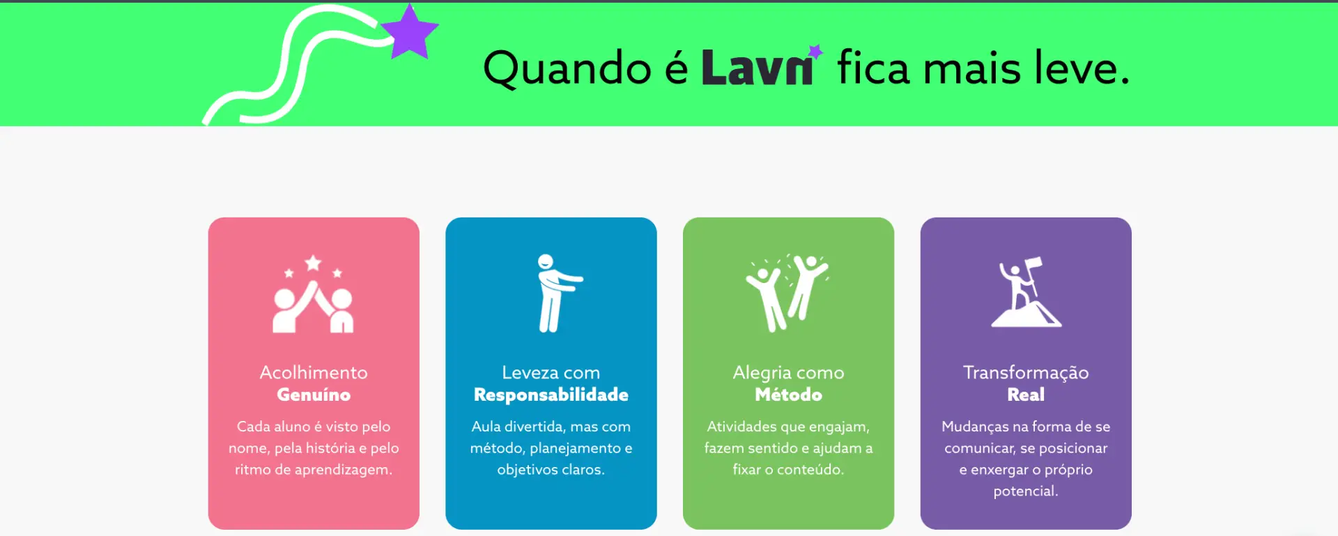 Seção de diferenciais da Lavn