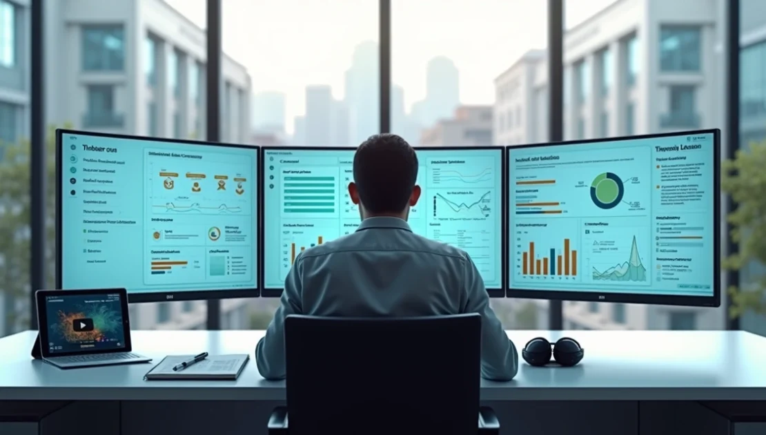 Gestor B2B monta trilha de curso online em painel digital com integrações